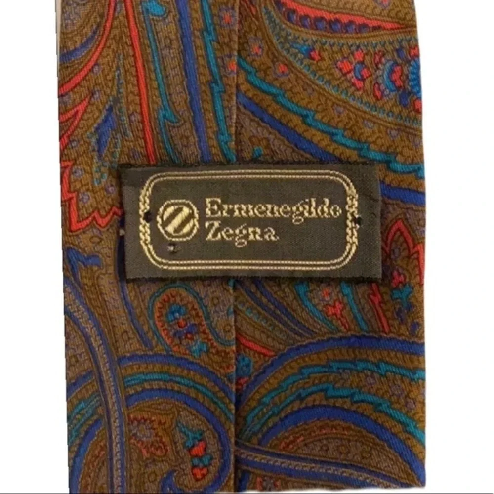 Ermenegildo Zegna Silk Tie​ NWOT